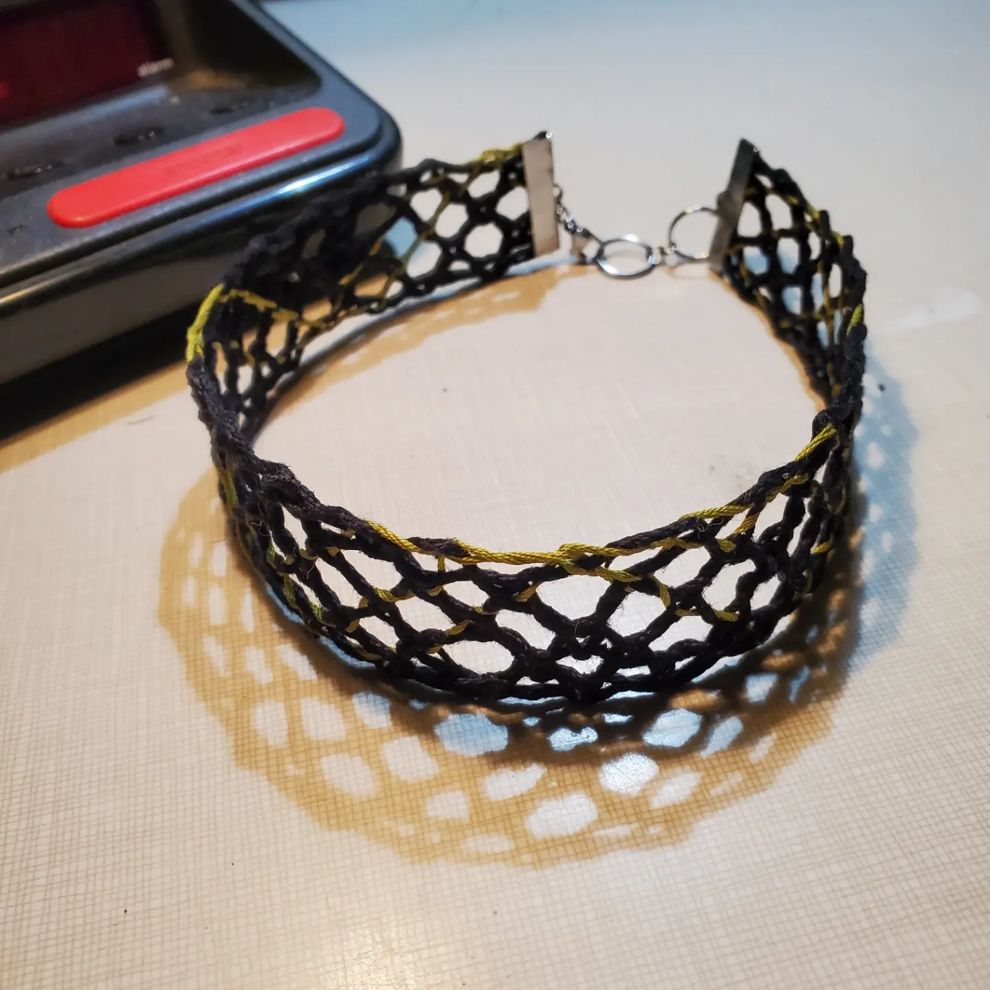 bobbin lace choker