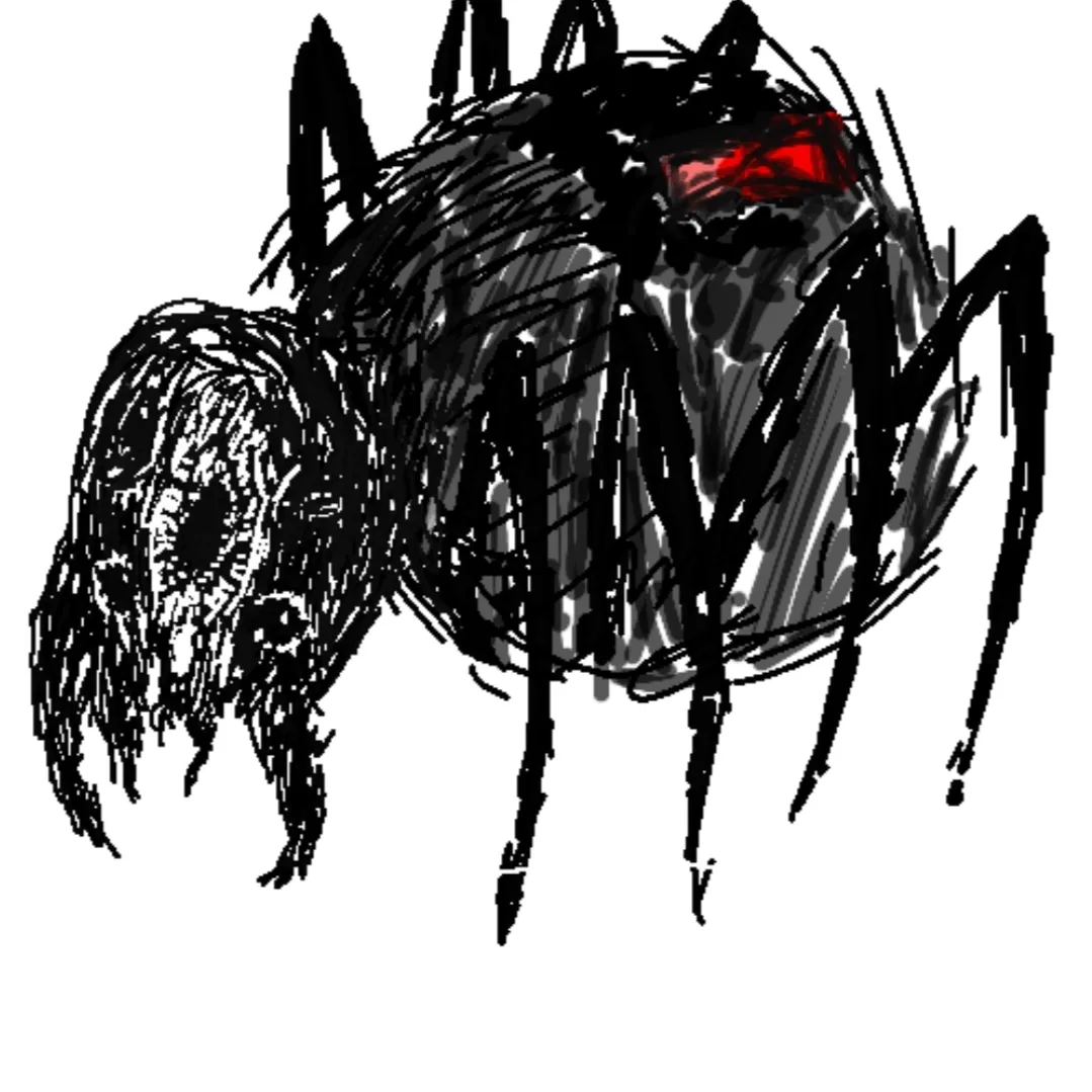 spider digital sketch